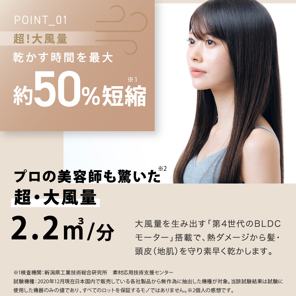 会員限定】KINUJO ヘアドライヤー 30,000円（税抜） (ホワイト/モカ 