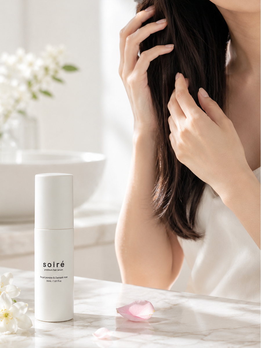 soiré プレミアムヘアセラム 製品写真